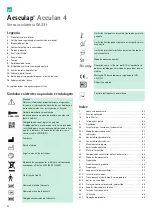 Preview for 64 page of B. Braun Aesculap Acculan 4 Instructions For Use/Technical Description