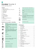 Preview for 76 page of B. Braun Aesculap Acculan 4 Instructions For Use/Technical Description