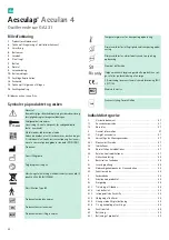 Preview for 88 page of B. Braun Aesculap Acculan 4 Instructions For Use/Technical Description