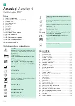 Preview for 136 page of B. Braun Aesculap Acculan 4 Instructions For Use/Technical Description