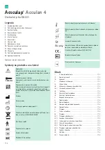 Preview for 174 page of B. Braun Aesculap Acculan 4 Instructions For Use/Technical Description