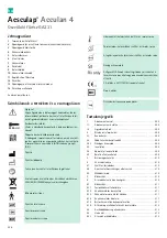 Preview for 210 page of B. Braun Aesculap Acculan 4 Instructions For Use/Technical Description