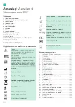 Preview for 282 page of B. Braun Aesculap Acculan 4 Instructions For Use/Technical Description