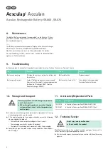 Preview for 6 page of B. Braun Aesculap Acculan Instructions For Use/Technical Description