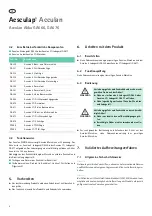 Preview for 10 page of B. Braun Aesculap Acculan Instructions For Use/Technical Description