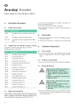 Preview for 22 page of B. Braun Aesculap Acculan Instructions For Use/Technical Description