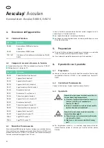 Preview for 28 page of B. Braun Aesculap Acculan Instructions For Use/Technical Description