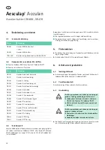 Preview for 46 page of B. Braun Aesculap Acculan Instructions For Use/Technical Description