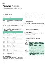 Preview for 66 page of B. Braun Aesculap Acculan Instructions For Use/Technical Description