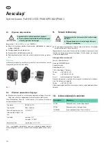 Предварительный просмотр 180 страницы B. Braun Aesculap Endoscopic Technology Instructions For Use/Technical Description