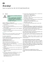 Предварительный просмотр 186 страницы B. Braun Aesculap Endoscopic Technology Instructions For Use/Technical Description