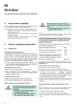 Preview for 86 page of B. Braun Aesculap GA553 Instructions For Use/Technical Description