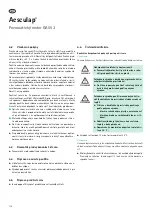 Preview for 120 page of B. Braun Aesculap GA553 Instructions For Use/Technical Description