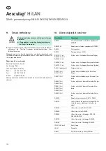 Предварительный просмотр 156 страницы B. Braun Aesculap HiLAN GA519 Instructions For Use/Technical Description