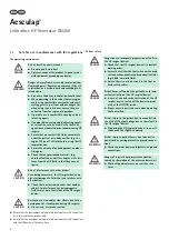 Предварительный просмотр 6 страницы B. Braun Aesculap Lektrafuse GN200 Instructions For Use Manual