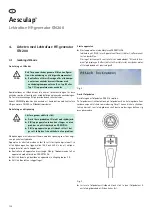 Предварительный просмотр 136 страницы B. Braun Aesculap Lektrafuse GN200 Instructions For Use Manual