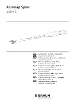 B. Braun Aesculap Spine activ L Instructions For Use/Technical Description предпросмотр