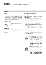 Preview for 4 page of B. Braun Aesculap Surgical Instruments Instructions For Use Manual