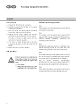 Preview for 6 page of B. Braun Aesculap Surgical Instruments Instructions For Use Manual