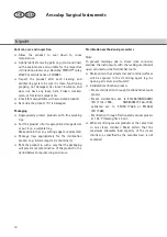 Preview for 12 page of B. Braun Aesculap Surgical Instruments Instructions For Use Manual