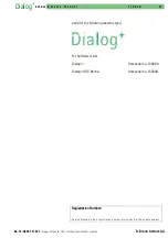 Предварительный просмотр 3 страницы B. Braun Dialog+ Service Manual