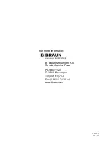 Предварительный просмотр 84 страницы B. Braun Easypump C-bloc RA PCA & SAF 1-7 Manual