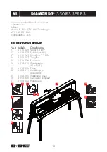 Предварительный просмотр 12 страницы B+BTec Diamond3 350 RS Series Operating Manual