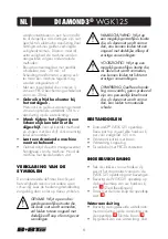 Preview for 6 page of B+BTec Diamond3 WGK125 Operating Manual