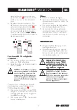 Preview for 7 page of B+BTec Diamond3 WGK125 Operating Manual