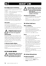 Предварительный просмотр 10 страницы B+BTec KARAT 180 Series Translation Of The Original Instructions