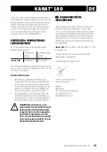 Предварительный просмотр 35 страницы B+BTec KARAT 180 Series Translation Of The Original Instructions