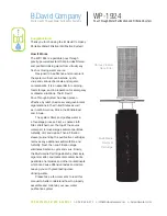 Preview for 2 page of B.David WP-1924 Installation And Operating Instruction Manual