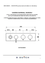 Preview for 1 page of B DUTCH BD700.000025 Installation
