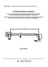 Preview for 1 page of B DUTCH BD700.000034 Installation