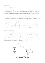 Preview for 7 page of B DUTCH RVS BD700.000004 Installation Manual