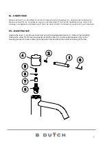 Preview for 5 page of B DUTCH RVS KRANEN BD700.000028 Installation Manual