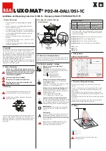 B.E.G. LUXOMAT PD2-M-DALI/DSI-1C Installation And Operating Instruction preview