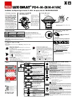 B.E.G. LUXOMAT PD4-M-DIM-HVAC Installation And Operating Instruction предпросмотр