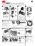 B.E.G. KNX RC-plus next 230 KNX Operating And Mounting Instructions предпросмотр