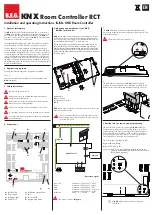 B.E.G. KNX Room Controller Installation And Operating Instructions предпросмотр