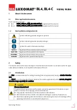 Preview for 5 page of B.E.G. Luxomat BL4 Operating Manual