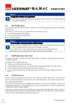 Preview for 6 page of B.E.G. Luxomat BL4 Operating Manual