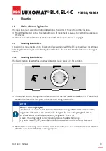 Preview for 11 page of B.E.G. Luxomat BL4 Operating Manual