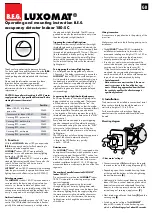 Предварительный просмотр 1 страницы B.E.G. LUXOMAT Indoor 180-SC Operating And Mounting Instructions