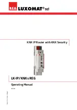 B.E.G. LUXOMAT LK-IP/KNXs REG Operating Manual preview