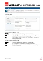 Preview for 31 page of B.E.G. LUXOMAT LK-IP/KNXs REG Operating Manual