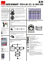 Предварительный просмотр 3 страницы B.E.G. LUXOMAT PD4-M-1C/-S-GH-SM Installation And Operating Instruction