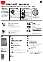 Предварительный просмотр 1 страницы B.E.G. LUXOMAT PD4-M-1C Series Installation And Operating Instruction