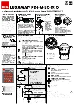 B.E.G. LUXOMAT PD4-M-3C-TRIO Series Installation And Operating Instruction preview