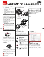 B.E.G. LUXOMAT PD4-M-DALI Operating	 Instruction предпросмотр